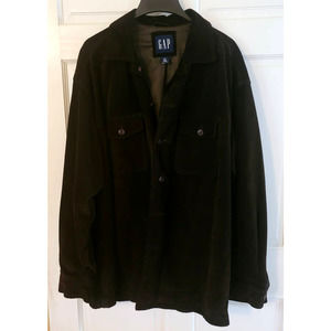 GAP Men's Vintage Brown Suede Shirt / Jacket - Size XXL